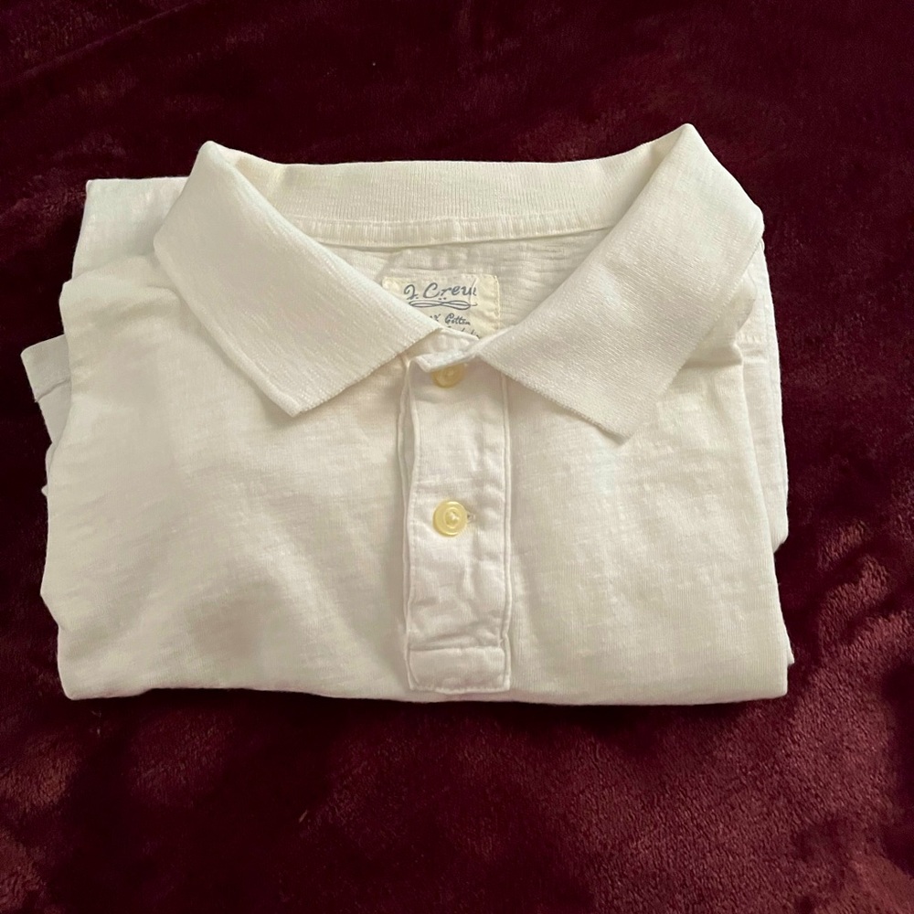 J Crew polo shirt soft cotton